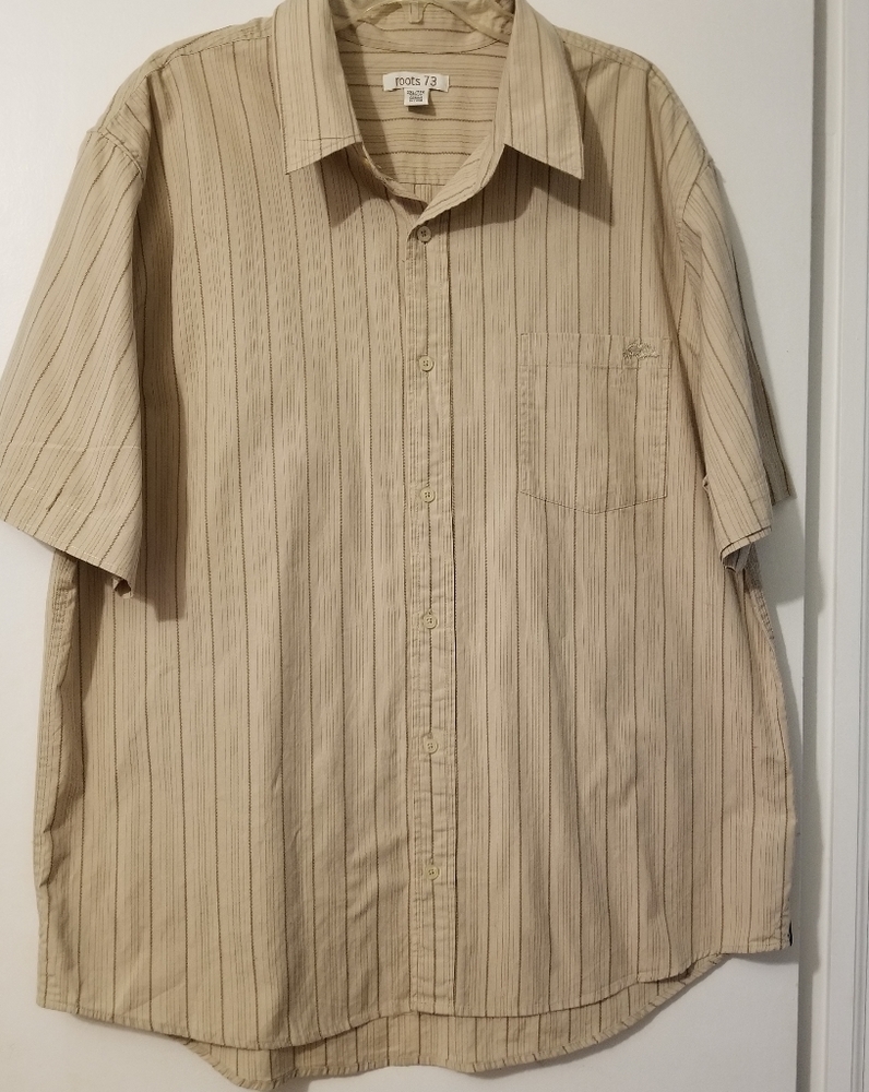 SIZE 2XL ROOTS MEN'S SHIRT